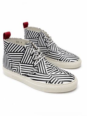 Rare Limited Ed. Del Toro 312 Alto Chukka Sneakers "Art Basel" Miami Collection